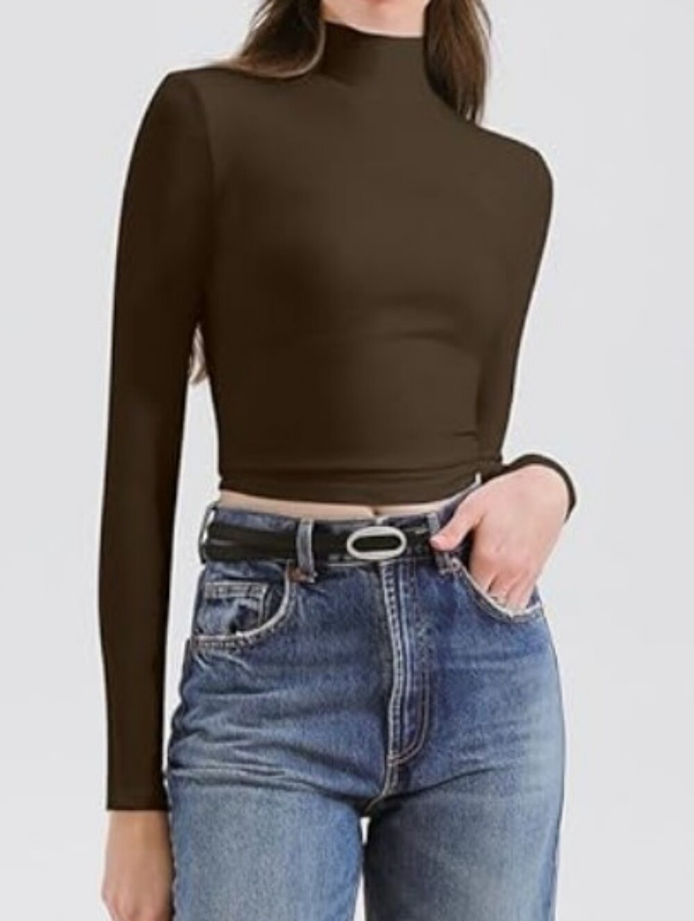 Mock Neck Top
